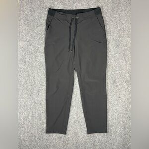 Athleta Black Commuter Jogger Pants Stretch Drawstring Waist Women’s Size 10